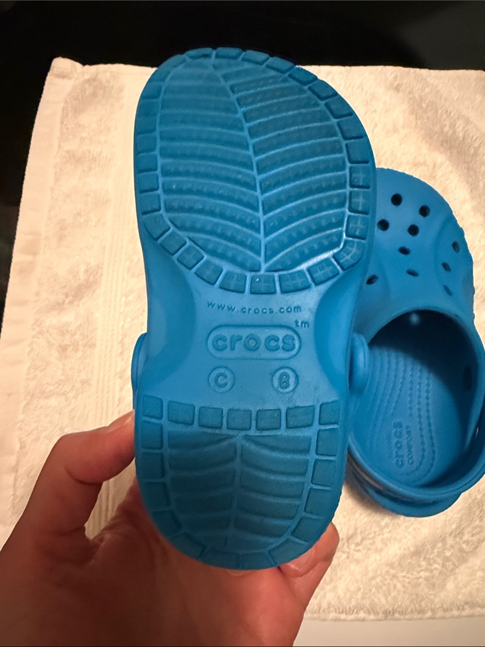 Kids Blue Crocs - Picture 5 of 5